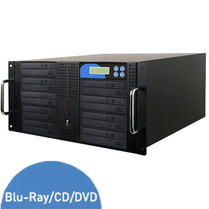 Rackmount Blu-ray/DVD/CD duplicator